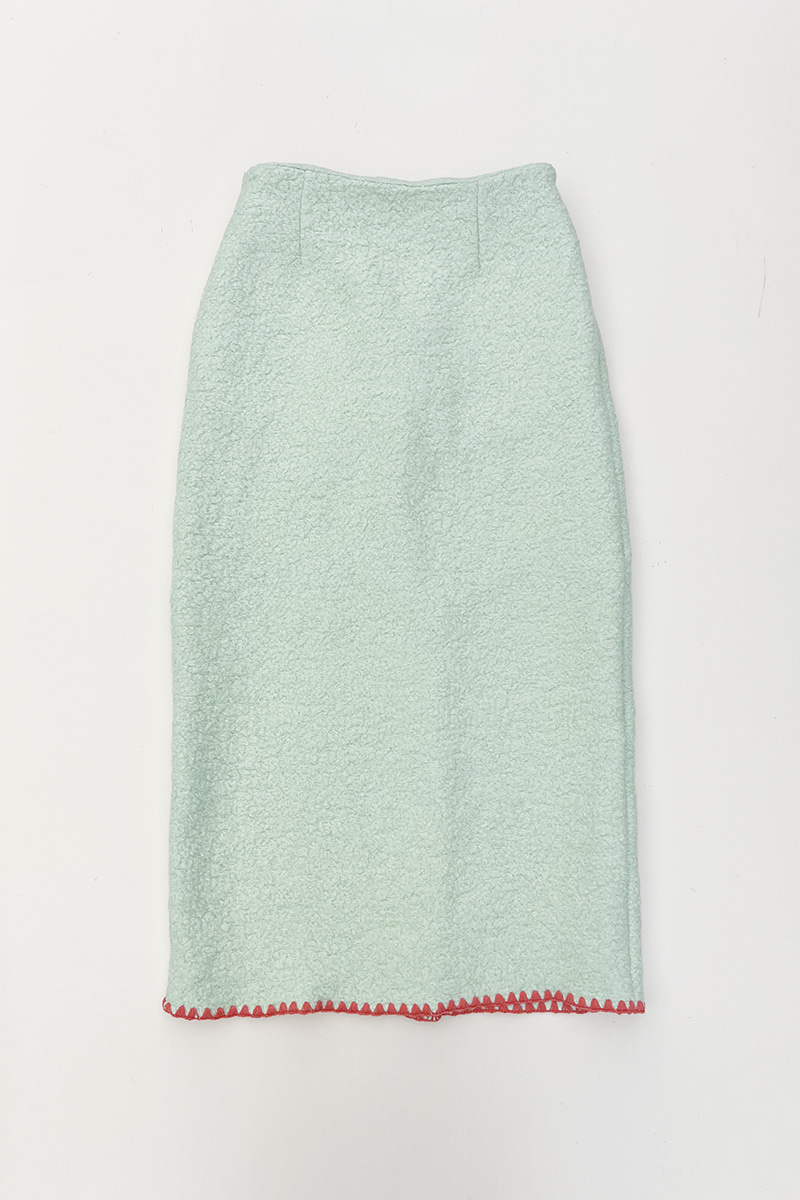 Wool Terry Skirt (mint)
