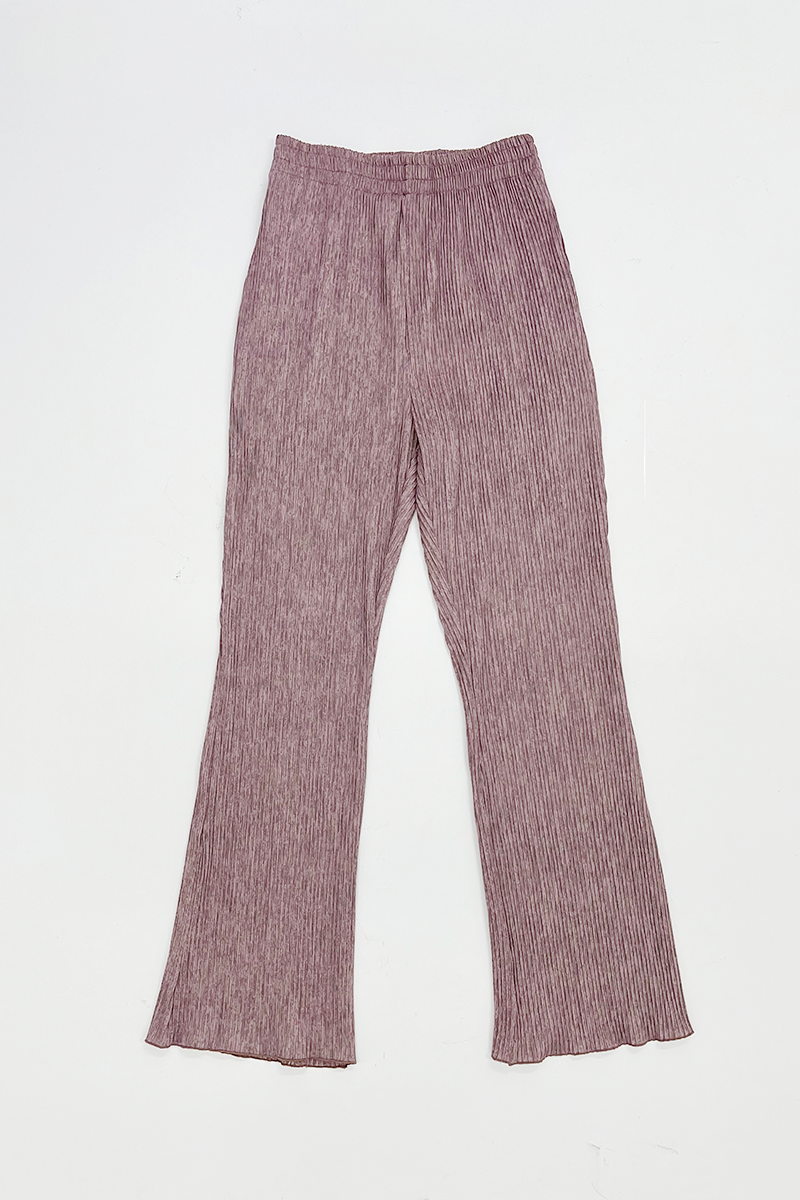 Bokashi Pleats Pants (pink)