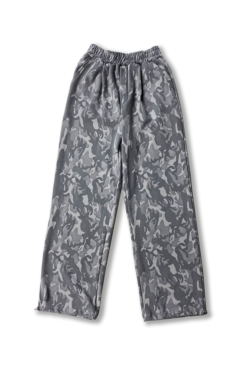 Camouflage String jogger Pants (Grey)