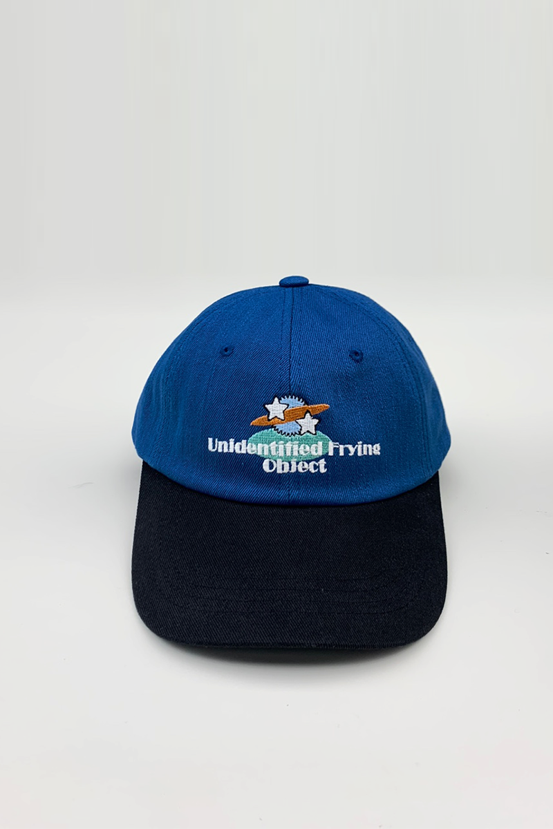 U.F.O washing ball cap (blue/Black)