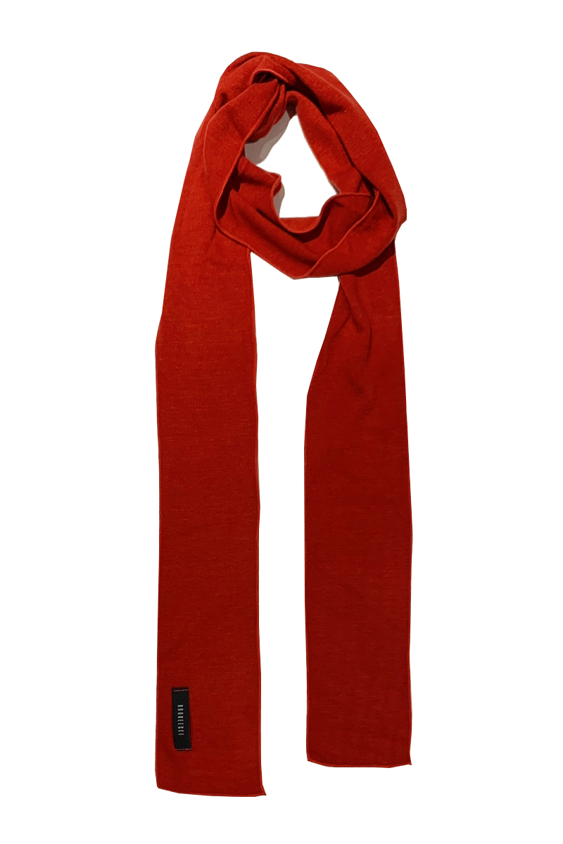Angora wool scarf (Red)