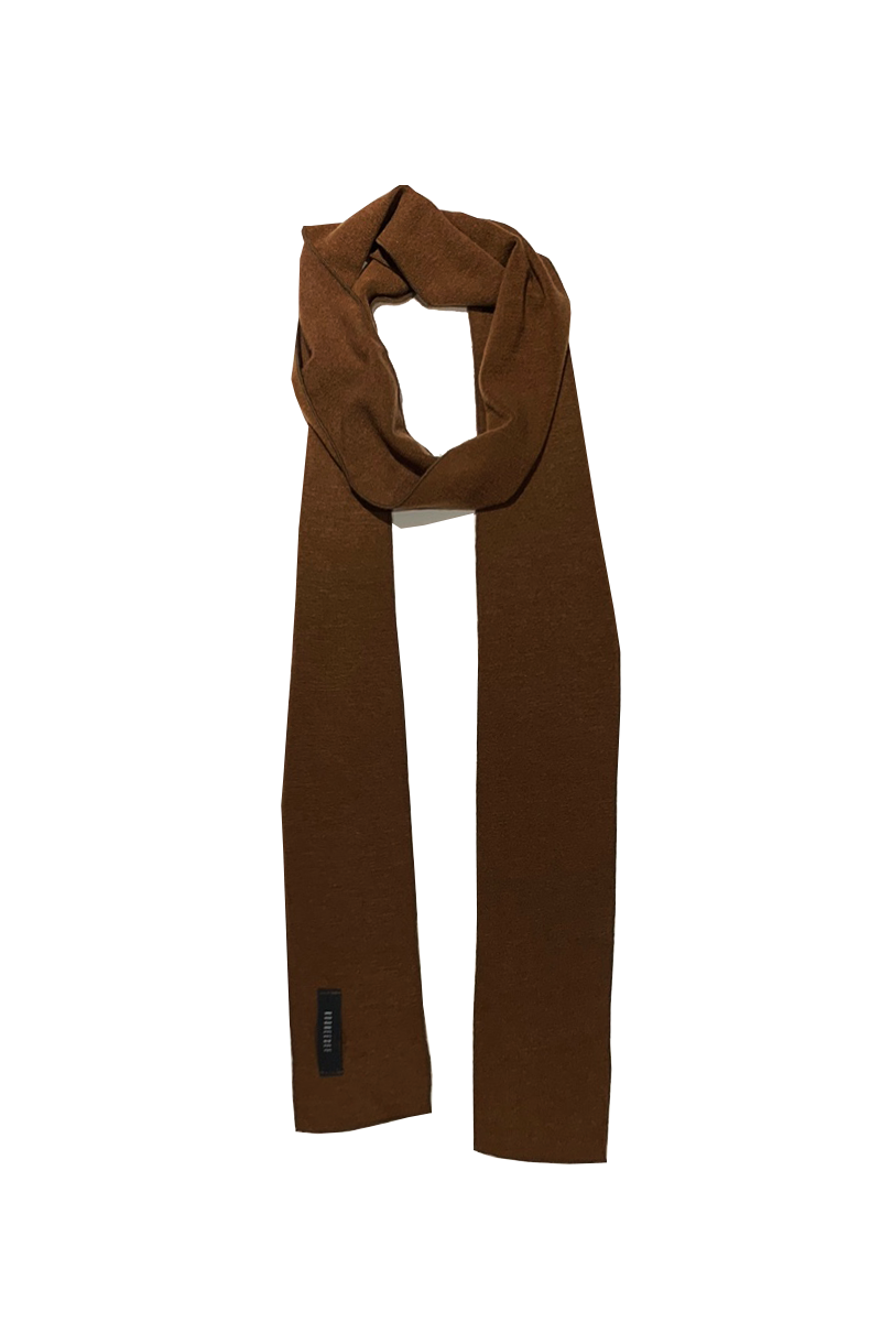Angora wool scarf (Brown)