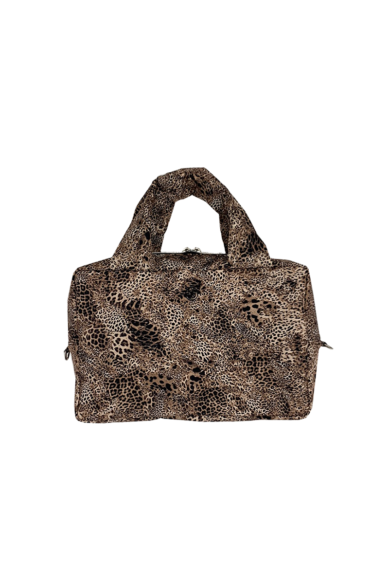 Padding Tote Bag (Leopard)