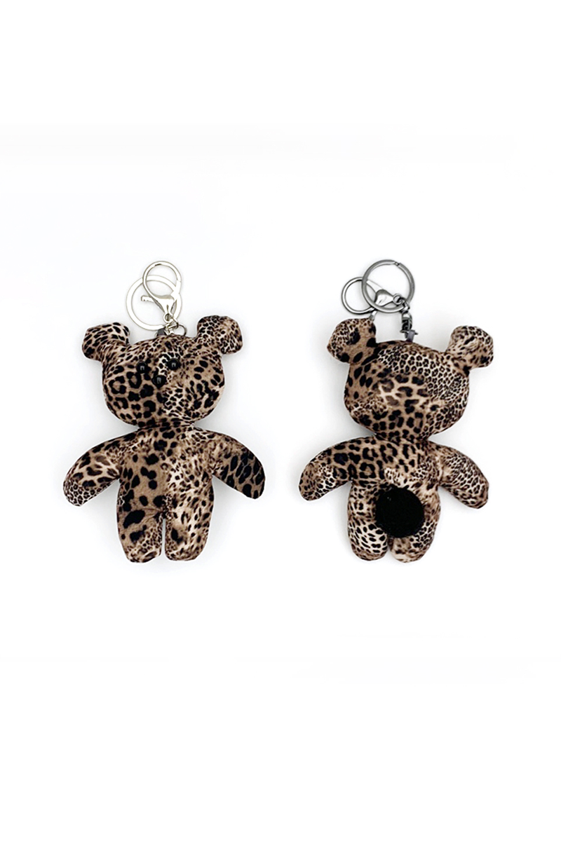 Handmade Bear Keyring (Leopard)